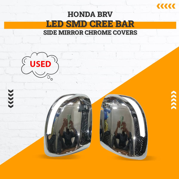 Used Honda BRV Side Mirror Chrome Covers Set