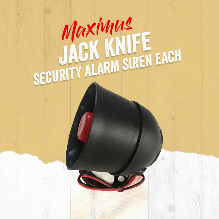 Maximus Jack Knife Security Alarm Siren Each