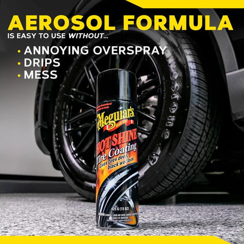 Meguiars Hot Shine High Gloss Tire Coating G13815 - 15OZ