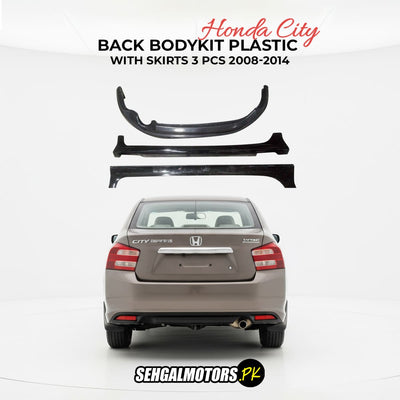 Honda City Back Bodykit Plastic With Skirts 3 Pcs