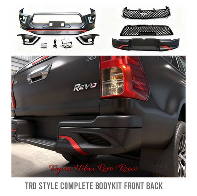 Toyota Hilux Revo/Rocco TRD Style Complete Bodykit Front Back 2 Pcs