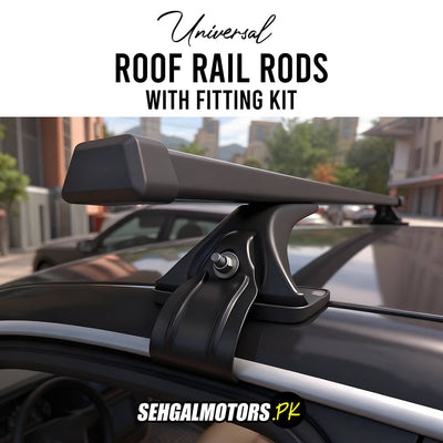 Universal Roof Rail Rods with Fitting Kit V2