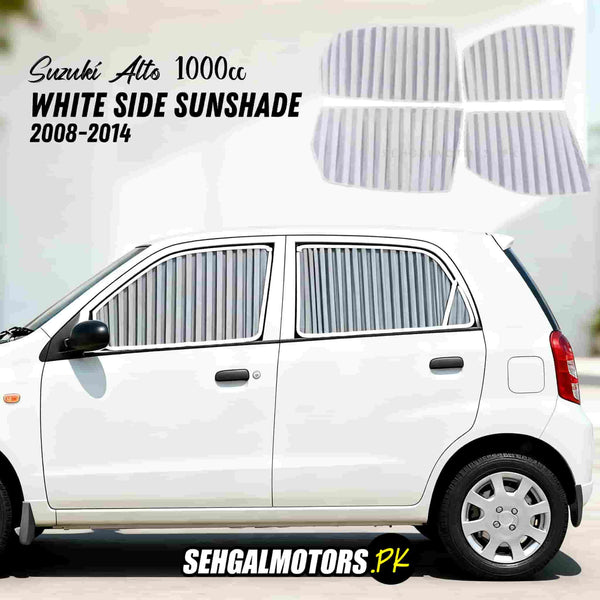 Suzuki Alto 1000cc White Side Sunshade - Model 2008-2014