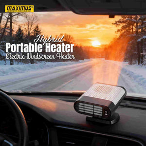 Maximus Portable Heater For Car 12v - Electric Windscreen Heater