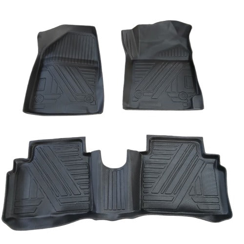 Hyundai Elantra Hybrid TPE Floor Mat Black 3 Pcs 2025-2026