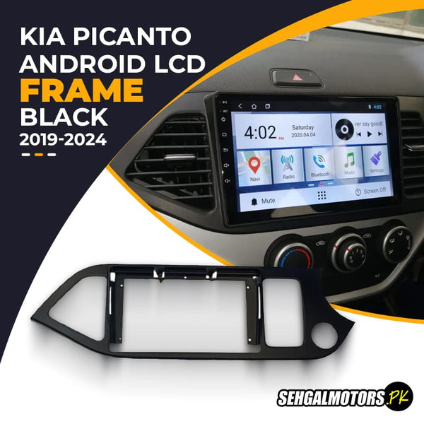 KIA Picanto Android LCD Frame Without Grip Black 9 Inches 2019-2024