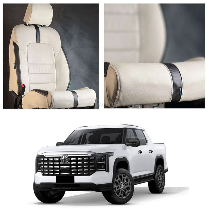 MG U9 Type R Beige Black Seat Covers