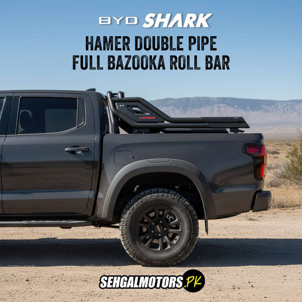 Hamer Double Pipe Full Bazooka Roll Bar - For BYD Shark 6