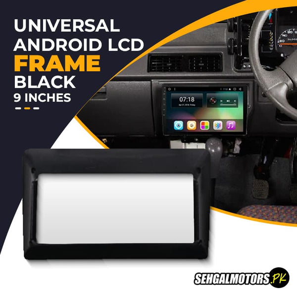 Universal Android LCD Frame Without Grip Black 9 Inches