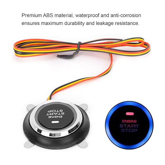 Giordon EXAD Smart Car Alarm with Remote Start Push Button