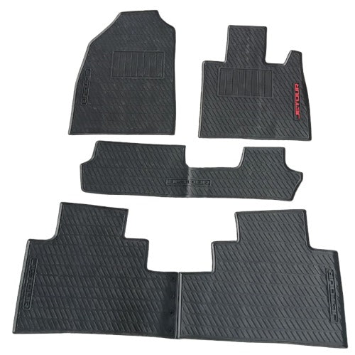 Jetour X70 Plus PVC Rubber Floor Mat Black Mix Design 4 Pcs 2025-2026