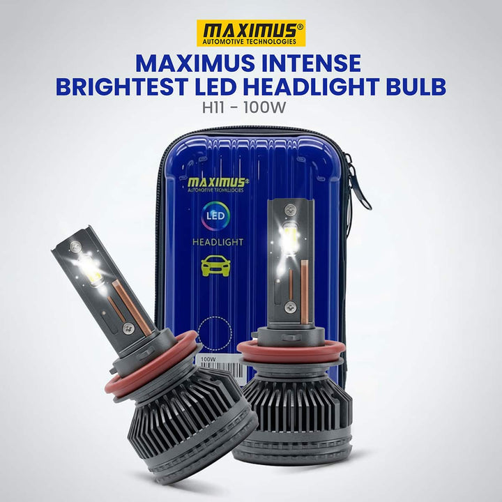 Maximus Intense Brightest LED Headlight Bulb - H11 -100w