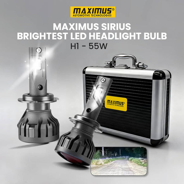 Maximus Sirius Brightest LED Headlight Bulb - H1 - 55w