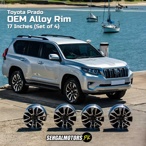 Toyota Prado OEM Alloy Rim 17 Inches 2009 - 2021 - (Set of 4)