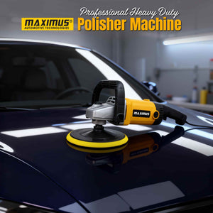 Maximus Professional Heavy Duty Polisher Machine with Speed Control - Grinder | Buffer | Sander | Detailing Equipment