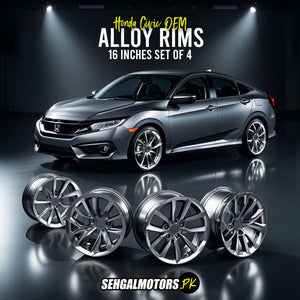 Honda Civic OEM Alloy Rim 16 Inches 2016 - 2021 - (Set of 4)