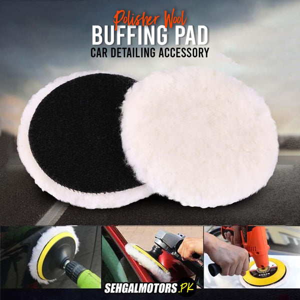 Maximus Polisher Wool Buffing Pad Car Detailing Accessory