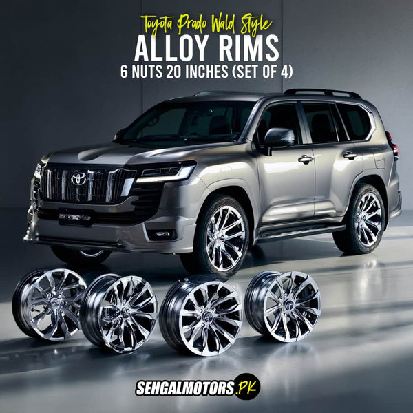 Toyota Prado Wald Style Alloy Rim 6 Nuts20 Inches (Set of 4) 2009-2021
