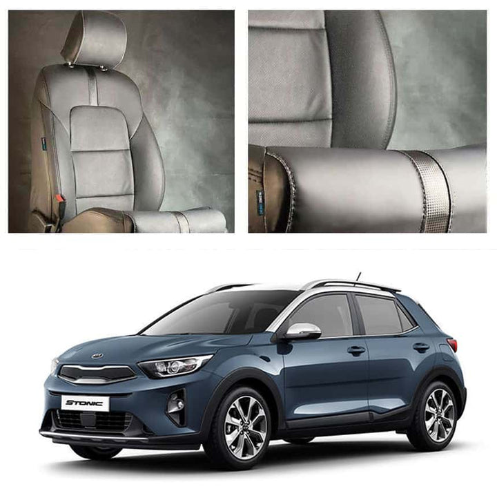 Kia Stonic Type R Black Black Seat Covers