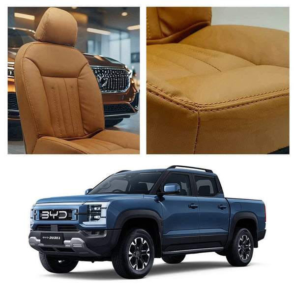 Kia Stonic Audi Design Brown Seat Covers