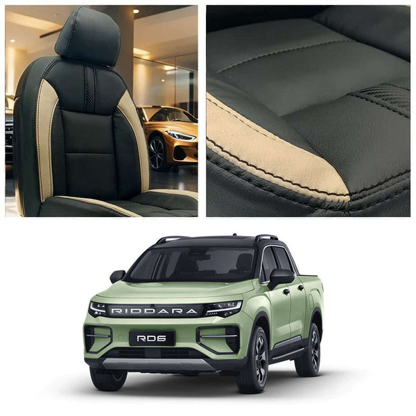 Riddara RD6 Type R Black Beige Seat Covers