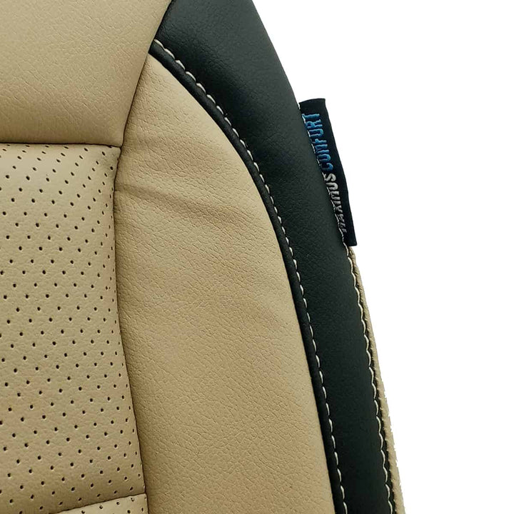 Riddara RD6 Breathable Beige Black Seat Covers