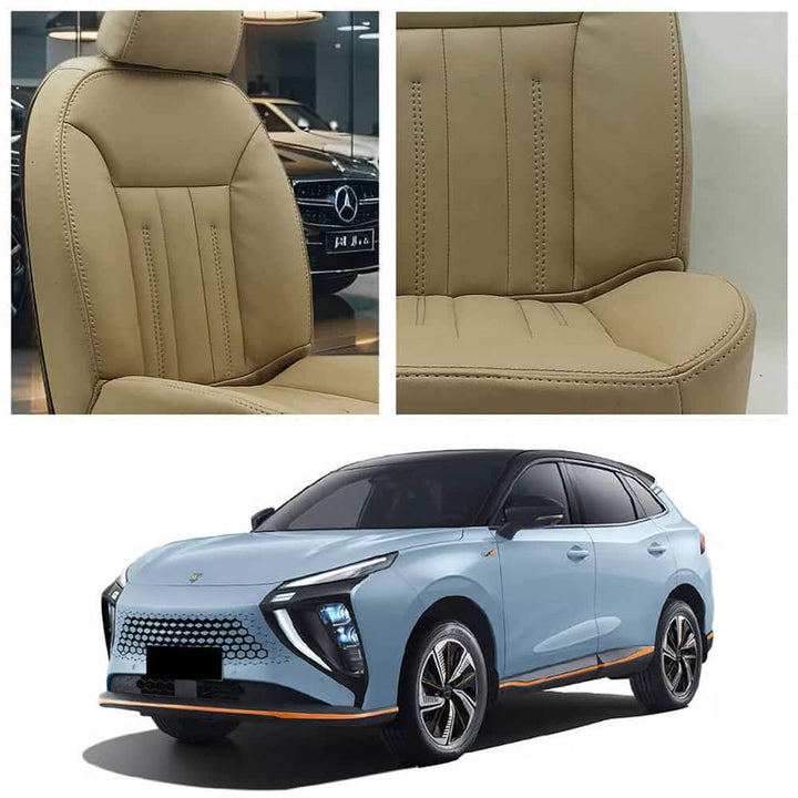 Forthing Friday Audi Design Beige Seat Covers