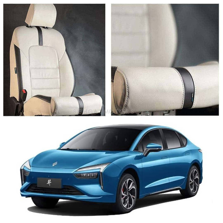 JMEV Elight Type R Beige Black Seat Covers
