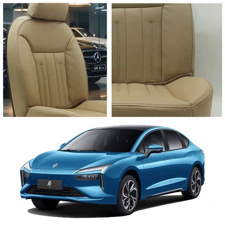 JMEV Elight Audi Design Beige Seat Covers