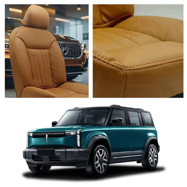 Jaecoo J6 Audi Design Brown Seat Covers