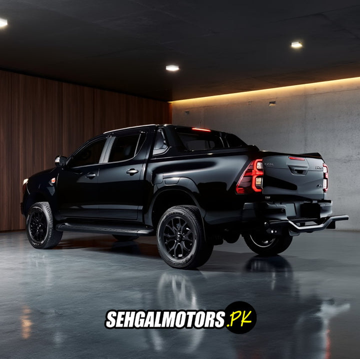 Toyota Hilux Revo/Rocco Back Bumper Safe Guard - Single Pipe Design