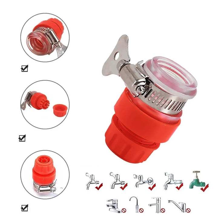 Universal Adapter Hose Water Faucet Connector Quick Tap Fitting