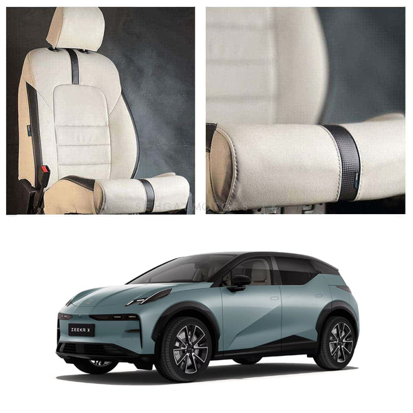 Zeekr X Type R Beige Black Seat Covers