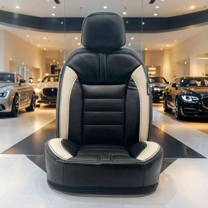 Zeekr X Hockey Design Black Beige Seat Covers