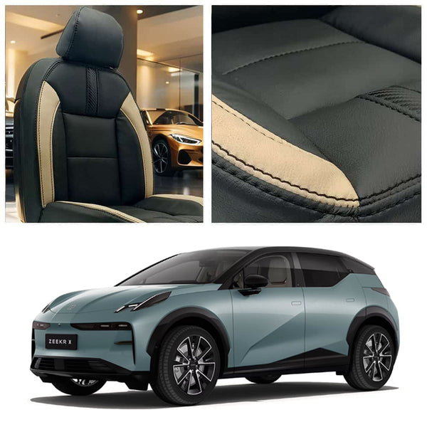 Zeekr X Type R Black Beige Seat Covers