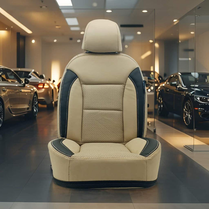 Zeekr X Breathable Beige Black Seat Covers