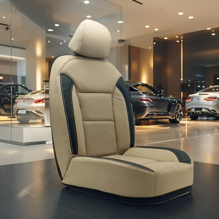Zeekr X Breathable Beige Black Seat Covers