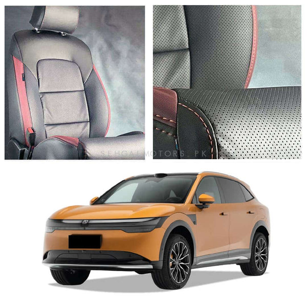 Zeekr 7X Breathable Black Red Seat Covers