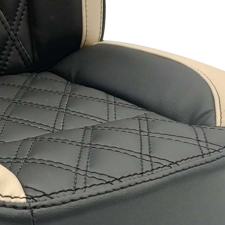 Zeekr 7X Diamond Cut Black Beige Seat Covers