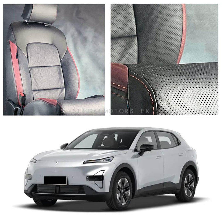 Deepal S05 Breathable Black Red Seat Covers