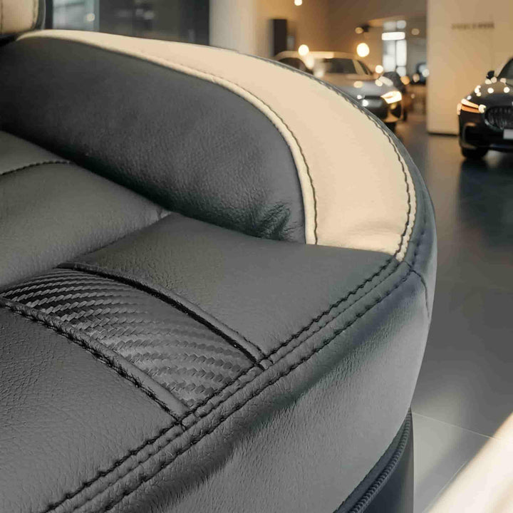 Deepal S05 Hockey Design Black Beige Seat Covers