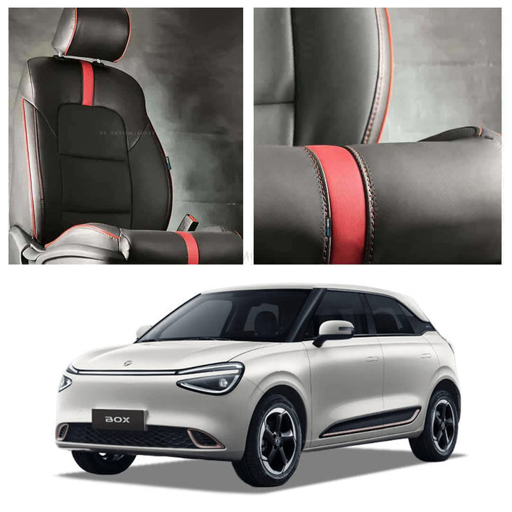 Dongfeng Box Type R Black Red Seat Covers