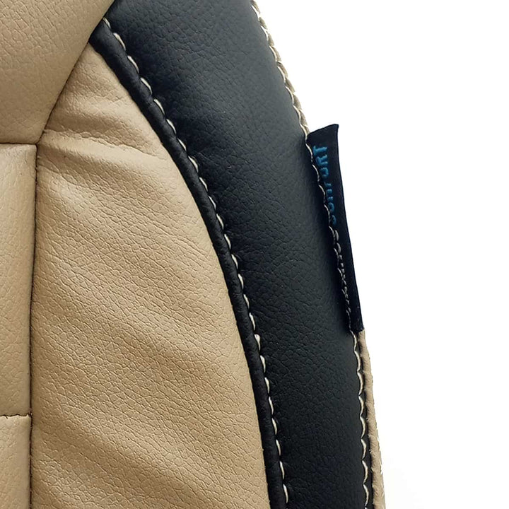 Dongfeng Box Hockey Design Beige Black Seat Covers