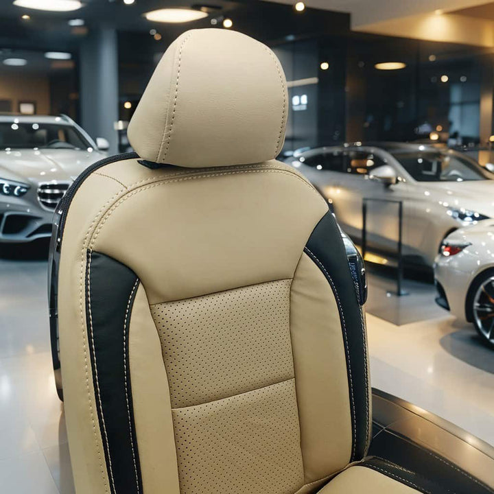 Dongfeng Box Breathable Beige Black Seat Covers