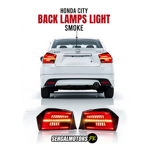 Honda City Back Lamps Light Smoke 2008 - 2021