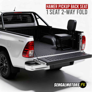 Hamer Pickup Back Seat (1 Seat 2-Way Fold) - Hilux Revo & Rocco | Isuzu D-Max | BYD Shark | MG U9 | GWM Cannon