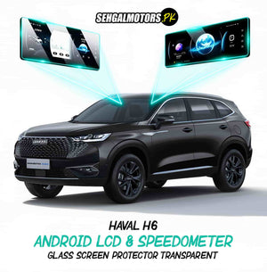 Haval H6 Android LCD & Speedometer Glass Screen Protector 2022 - 2024 - Transparent