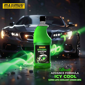 Maximus Ultimate Advance Formula ICY Cool Long Life Coolant Green 25% - 1L