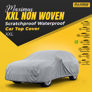 Maximus XXL Non Woven Car Top Cover - XXL Cross Over Size - Scratchproof Waterproof