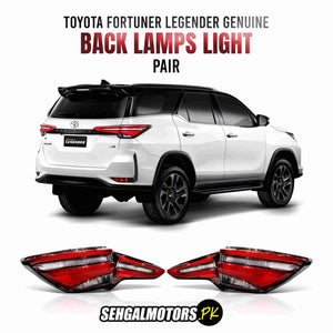 Toyota Fortuner Legender Genuine Back Lamps Light Pair 2016 - 2026